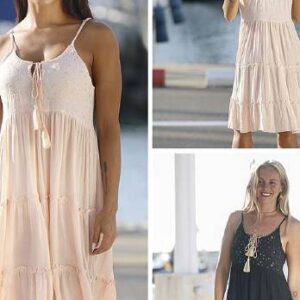 VESTIDO CORTO DE TIRANTES
