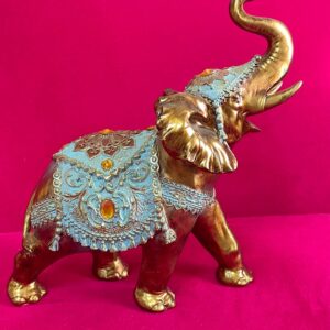 Elefante turquesa grande
