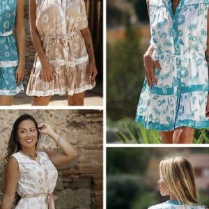 VESTIDO CORTO BOHO CHIC
